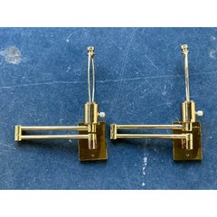 Vintage Regency Hansen Articulated Wall Sconce - A Pair