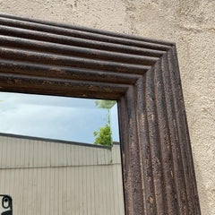 Vintage Regency Harrison Van Horn Banded Mirror