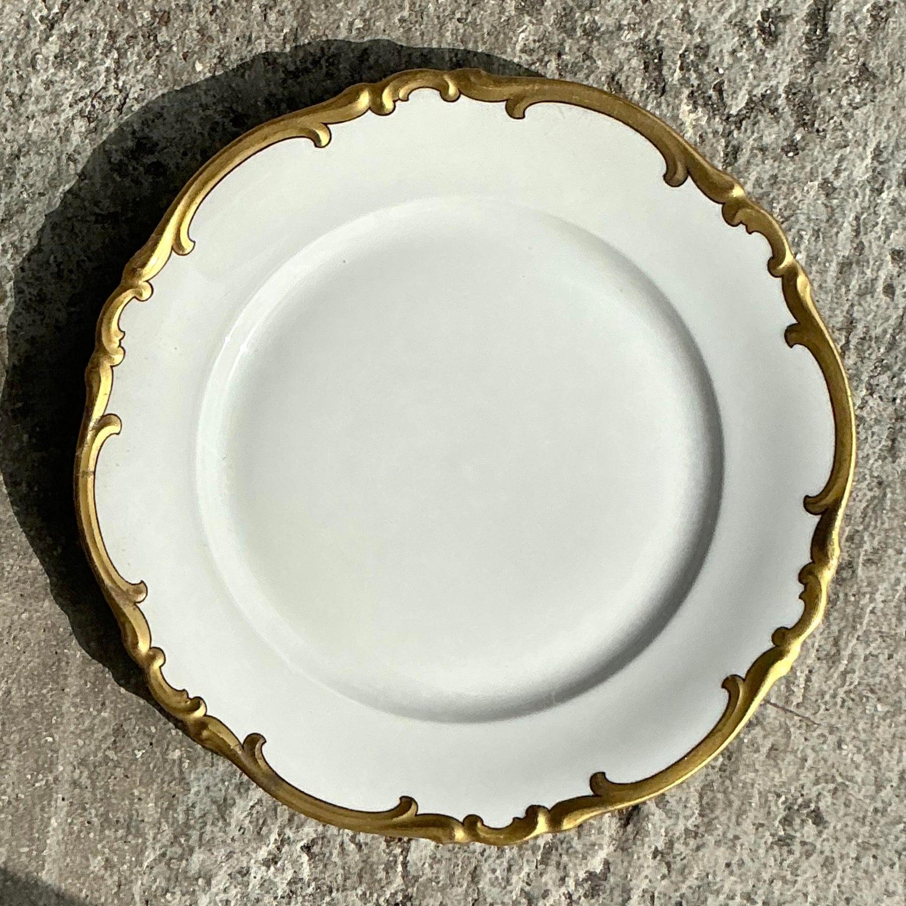 Vintage Regency Heinrich Bavaria Platos Dorados - Lote de 12 siglo XX en venta