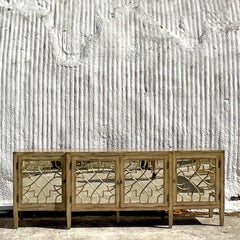 Vintage Regency Hooker “Sanctuary” Mirrored Credenza
