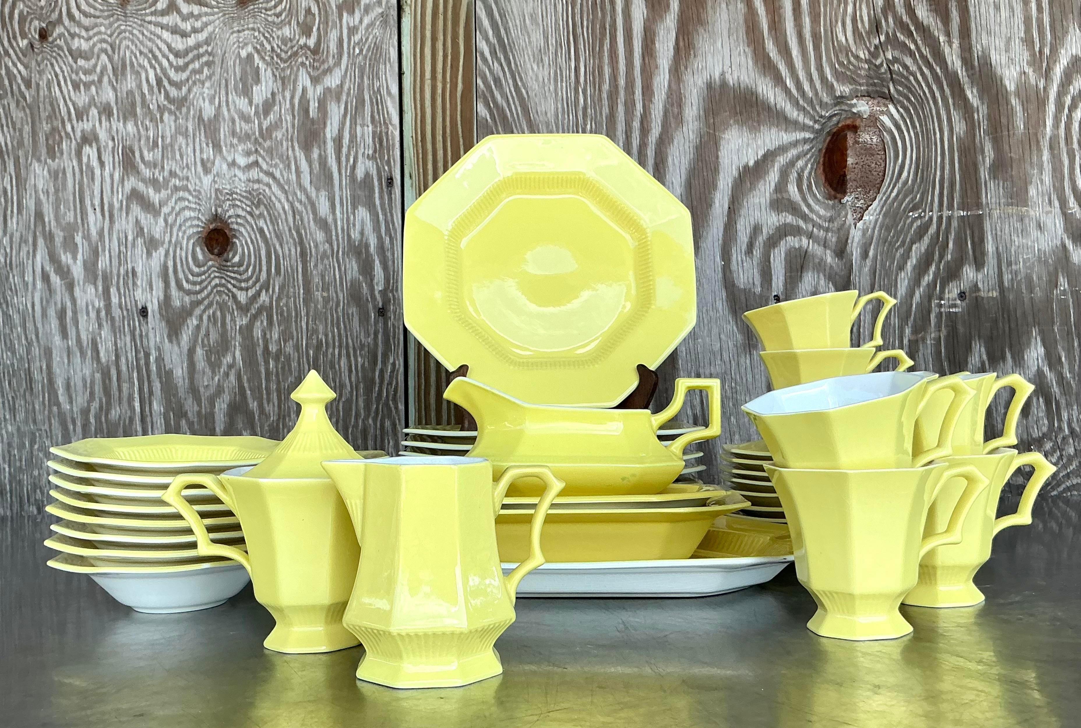 Vintage Regency Independence Ironstone Set of China - Set of 46 For Sale 1