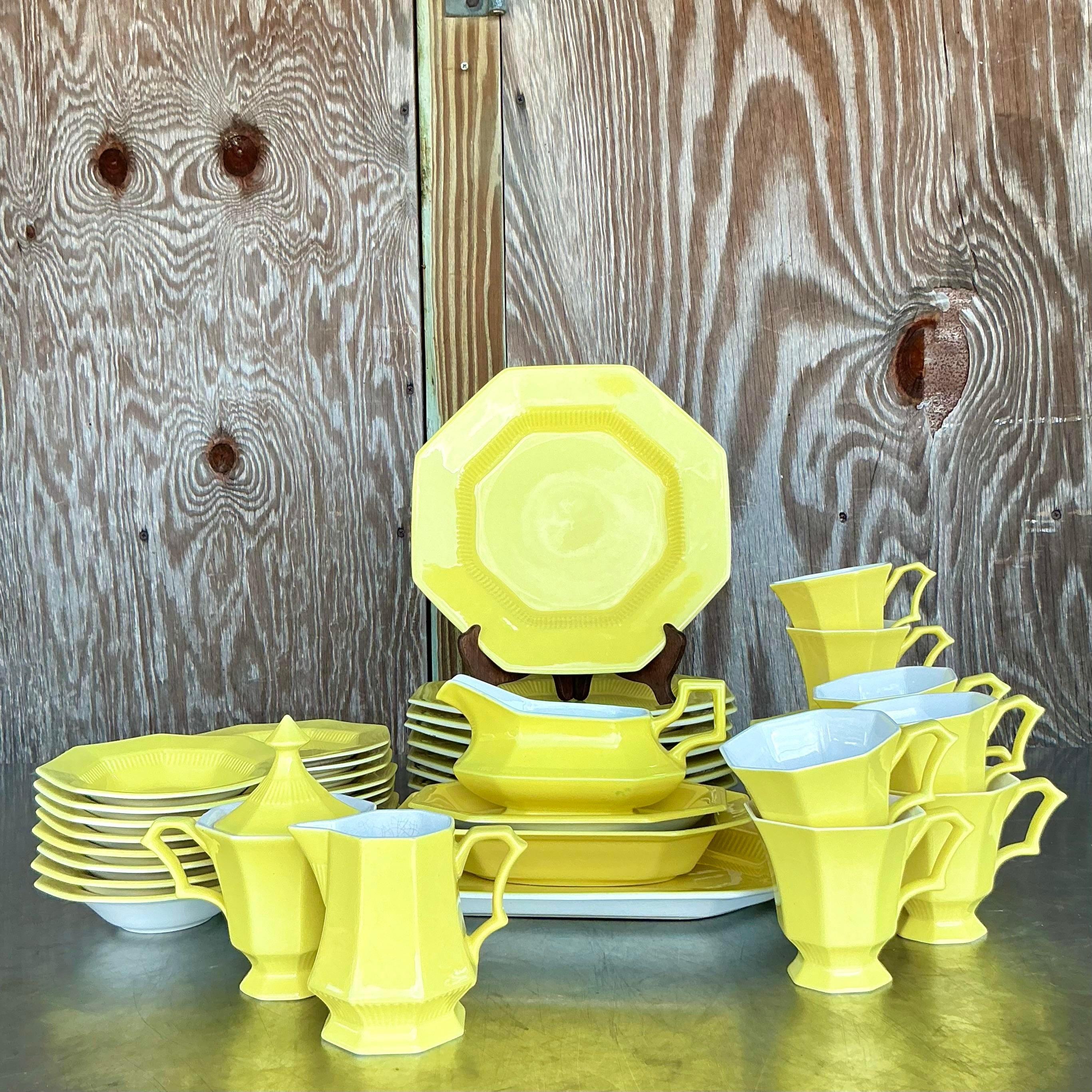 Vintage Regency Independence Ironstone Set of China - Set of 46 For Sale 3