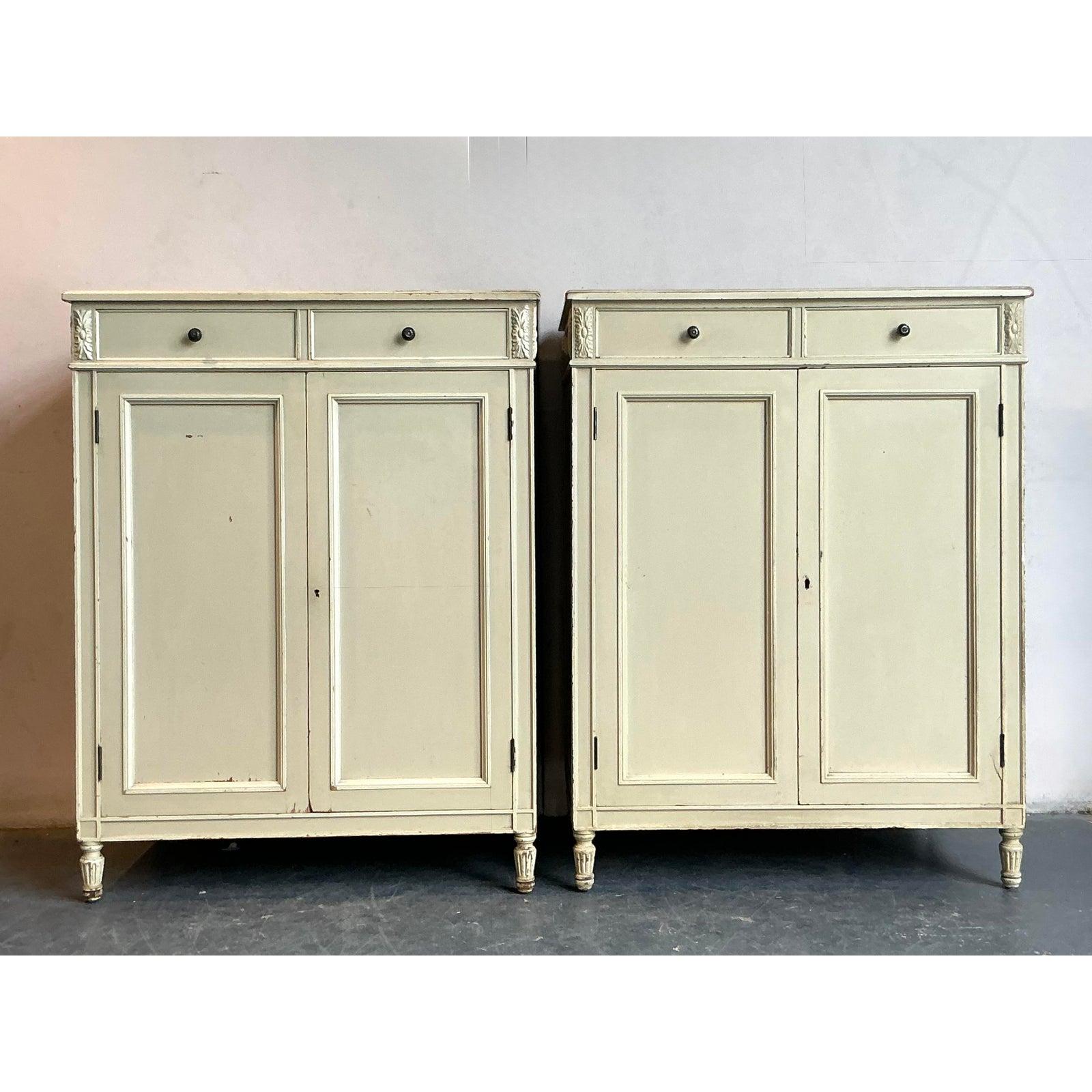 20th Century Vintage Regency Irving and Casson Davenport Cabinets - A Pair For Sale