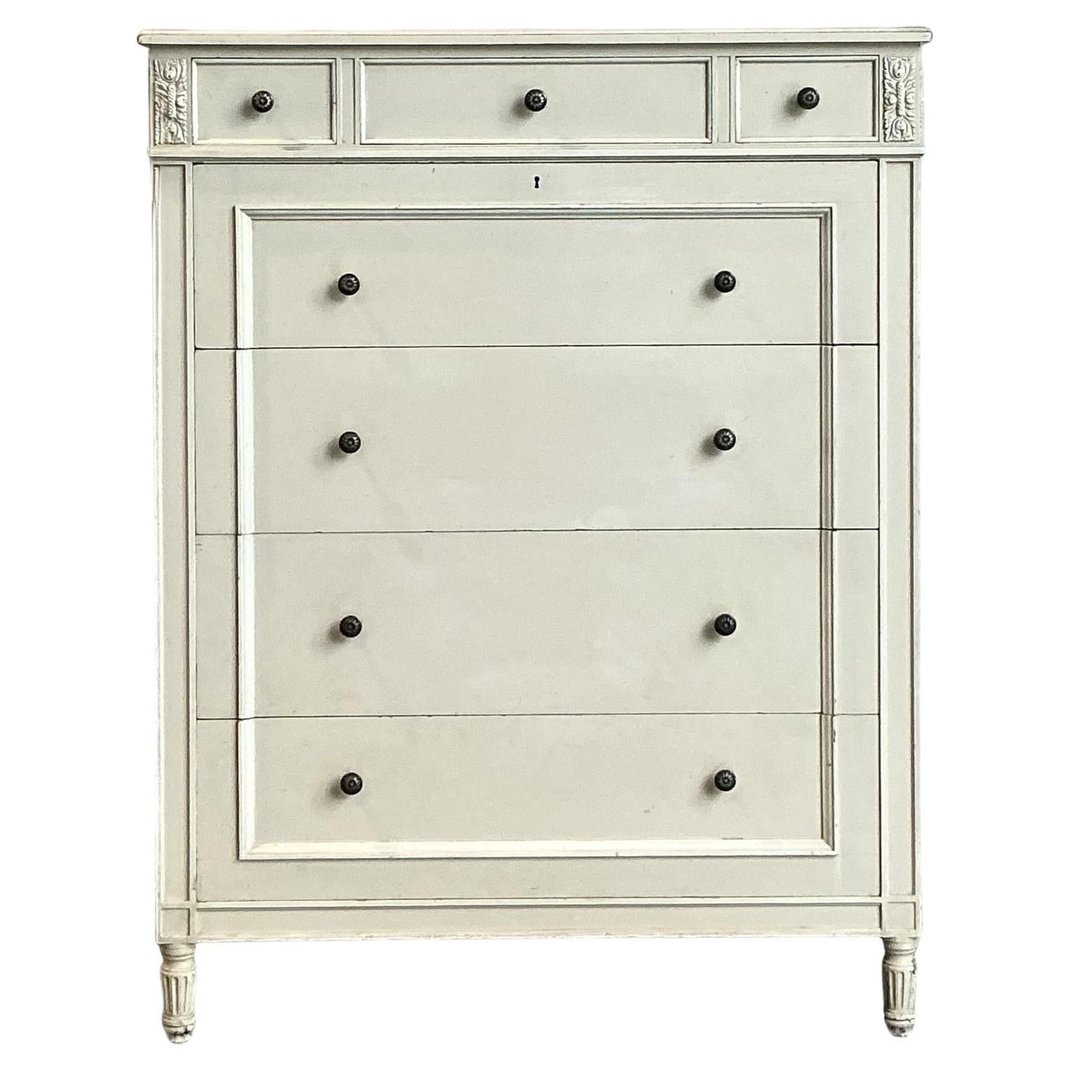 Vintage Regency Irving and Casson Davenport Chest of Drawers
