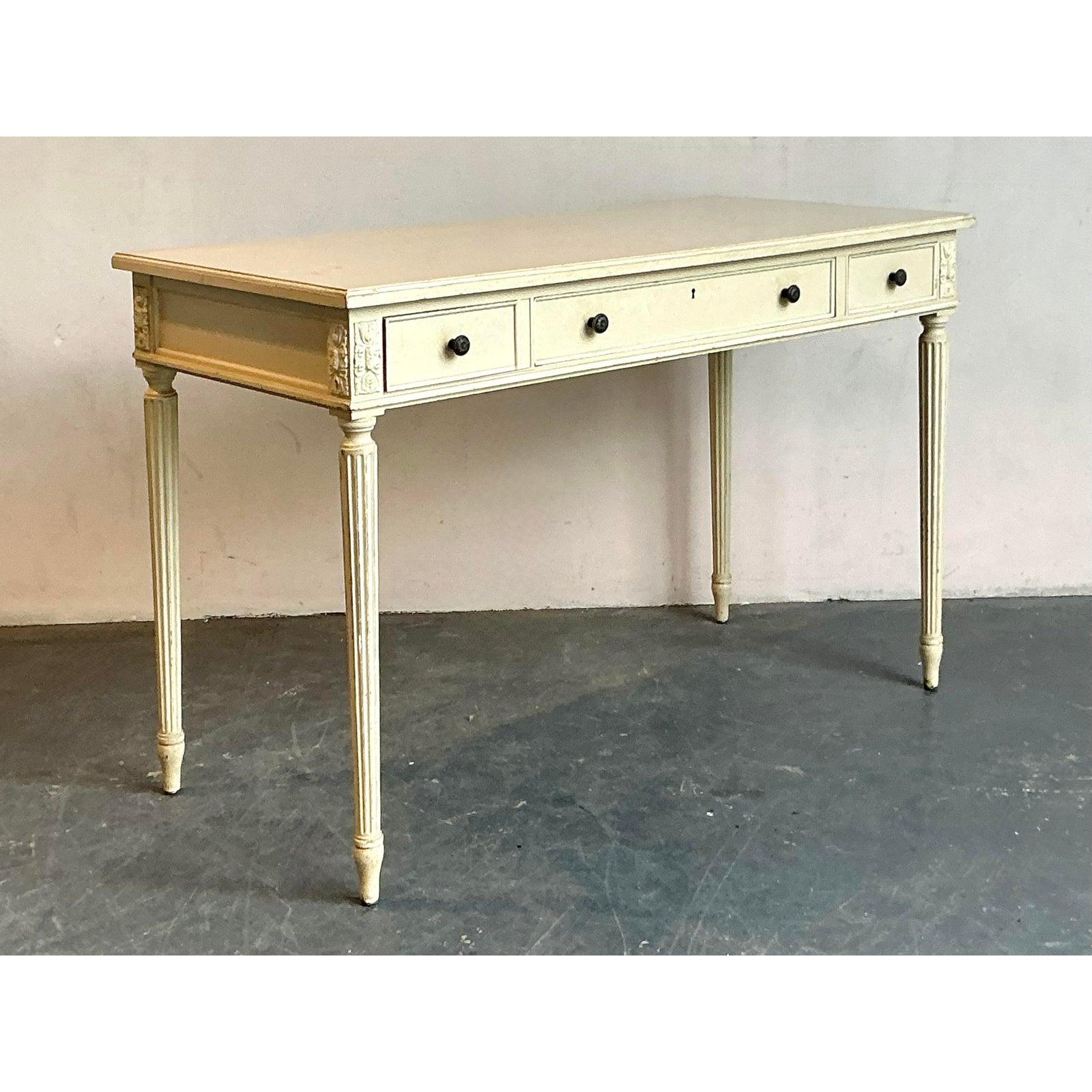 American Vintage Regency Irving and Casson Davenport Writing Desk For Sale