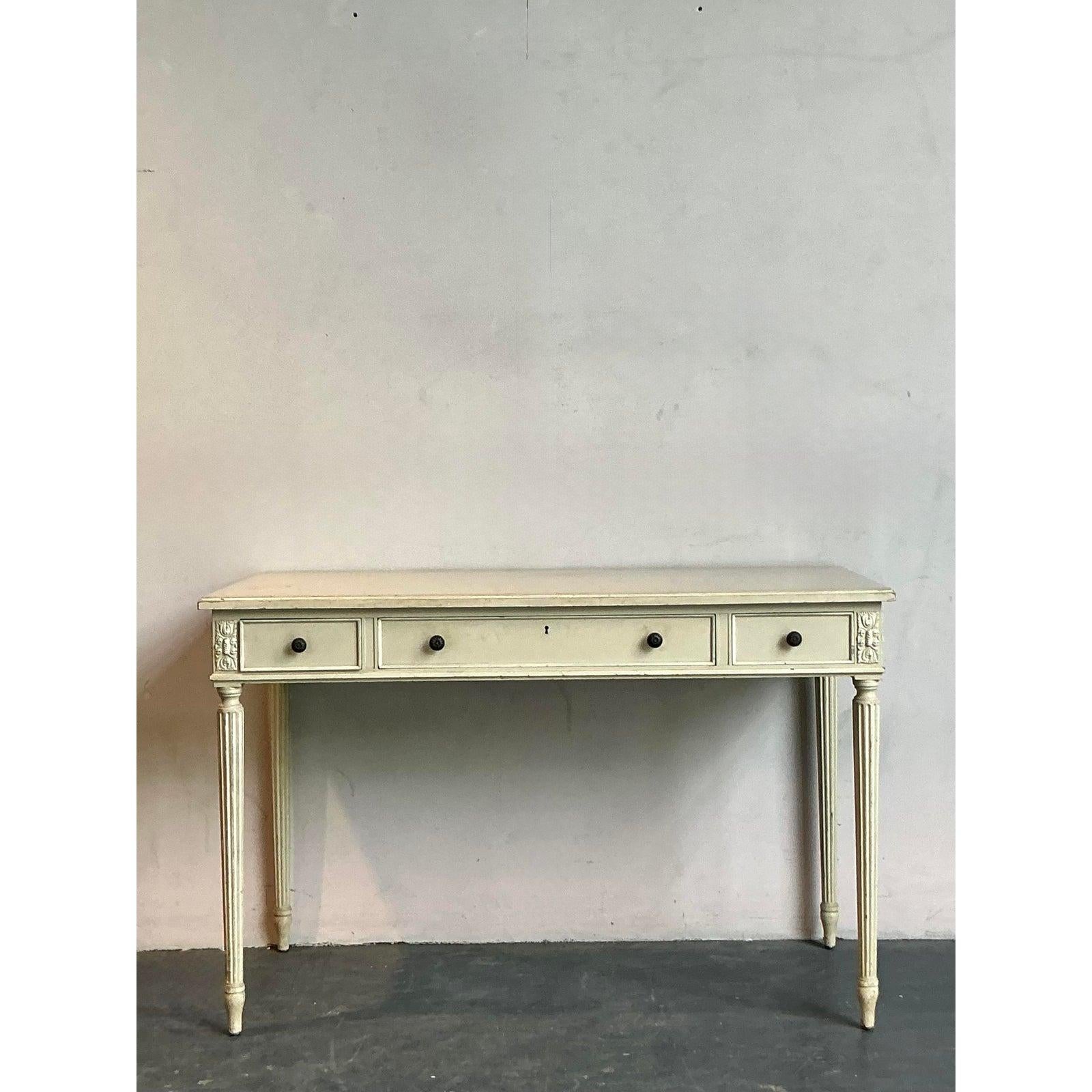 Vintage Regency Irving and Casson Davenport Writing Desk For Sale 1