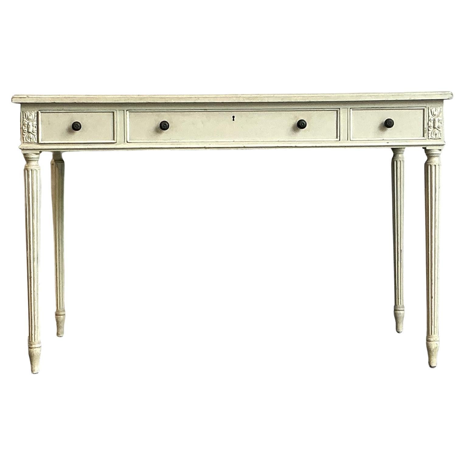 Vintage Regency Irving and Casson Davenport Writing Desk For Sale
