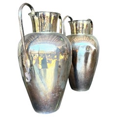 Vintage Regency Italian Broggi Urns - A Pair
