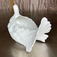 Vintage Regency Italian Dove Cachepot