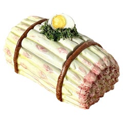 Recipiente para espárragos con tapa Vintage Regency Italian