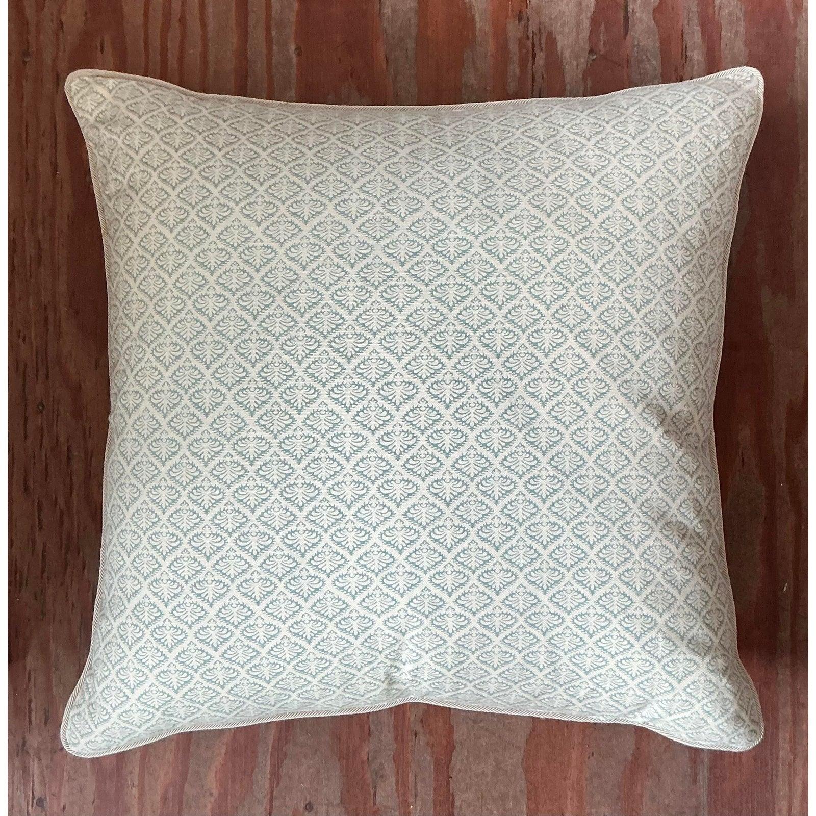 Vintage Regency Jacquard Dämmerung Throw-Kissen (amerikanisch) im Angebot