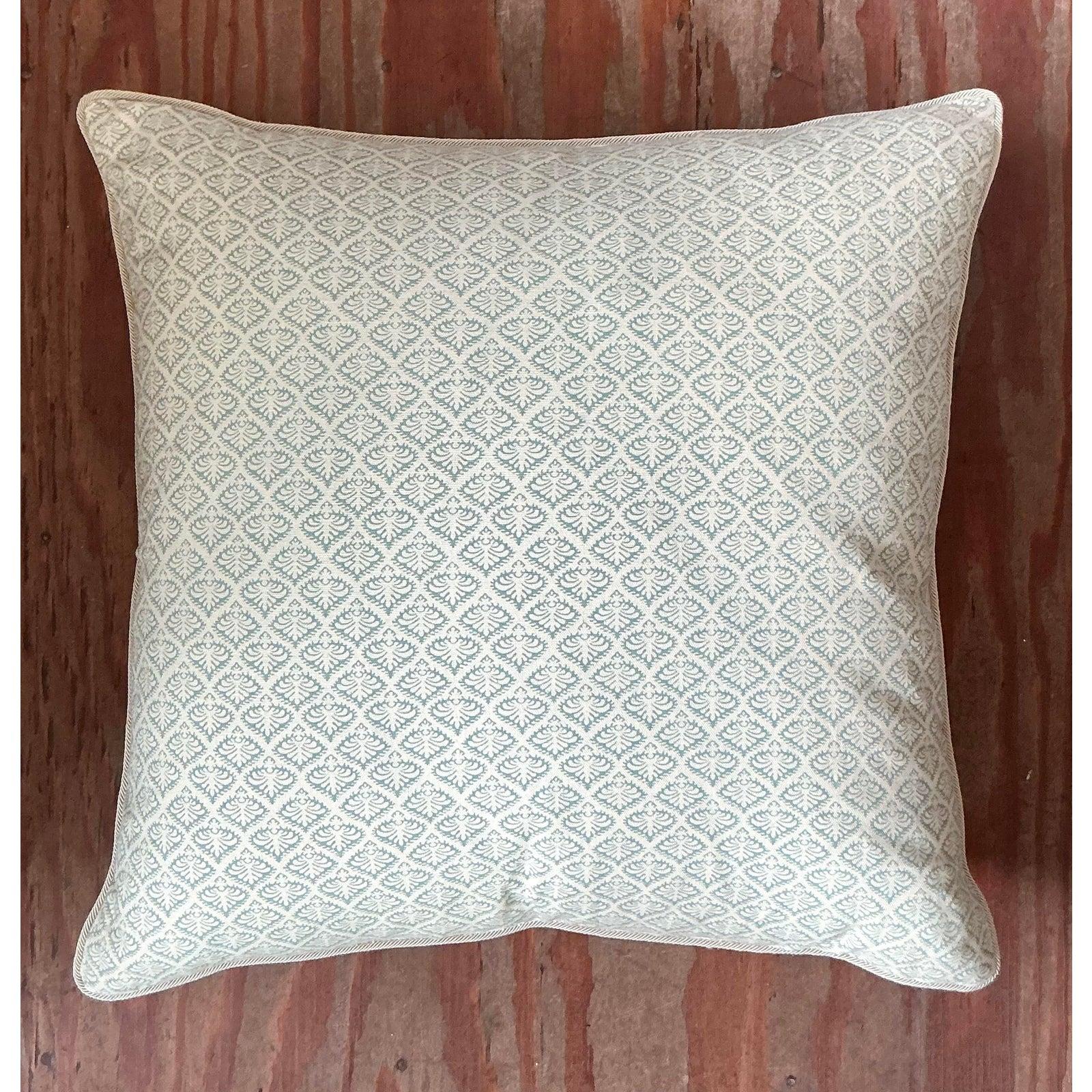 Vintage Regency Jacquard Dämmerung Throw-Kissen im Zustand „Gut“ im Angebot in West Palm Beach, FL