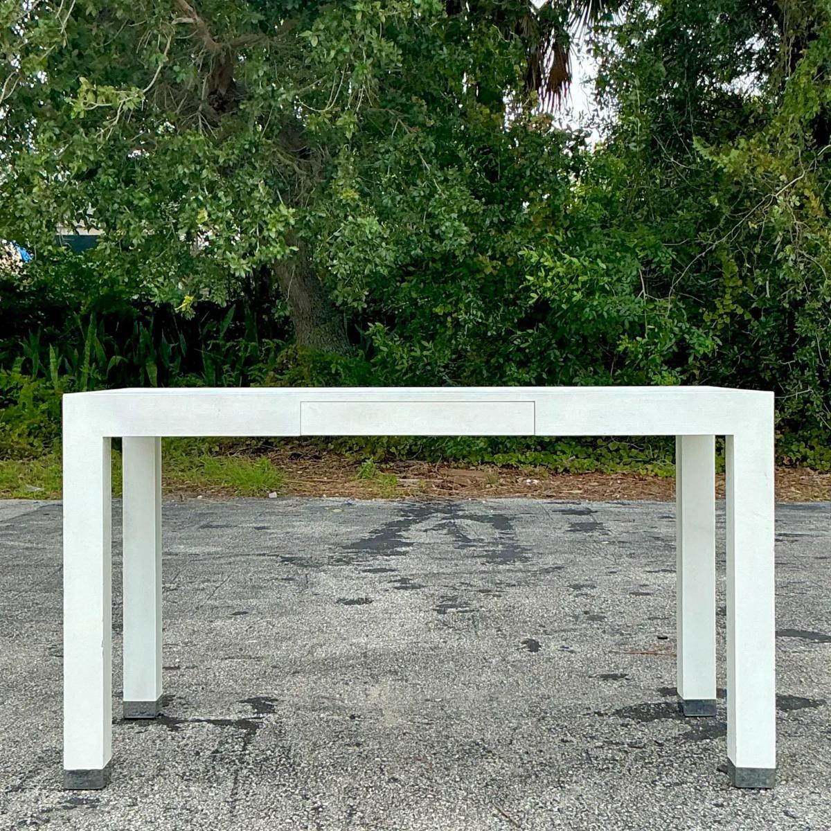 Scrivania vintage Regency Johnathan Adler In condizioni buone in vendita a west palm beach, FL