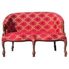 Divano con nodo e corda Vintage Regency
