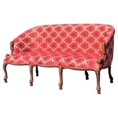 Vintage Regency Knot and Rope Sofa
