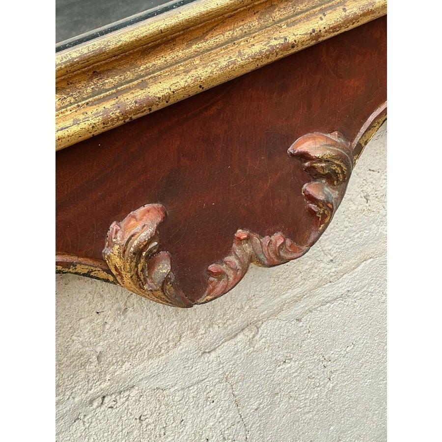 Specchio dorato d'epoca Regency Labarge In condizioni buone in vendita a west palm beach, FL