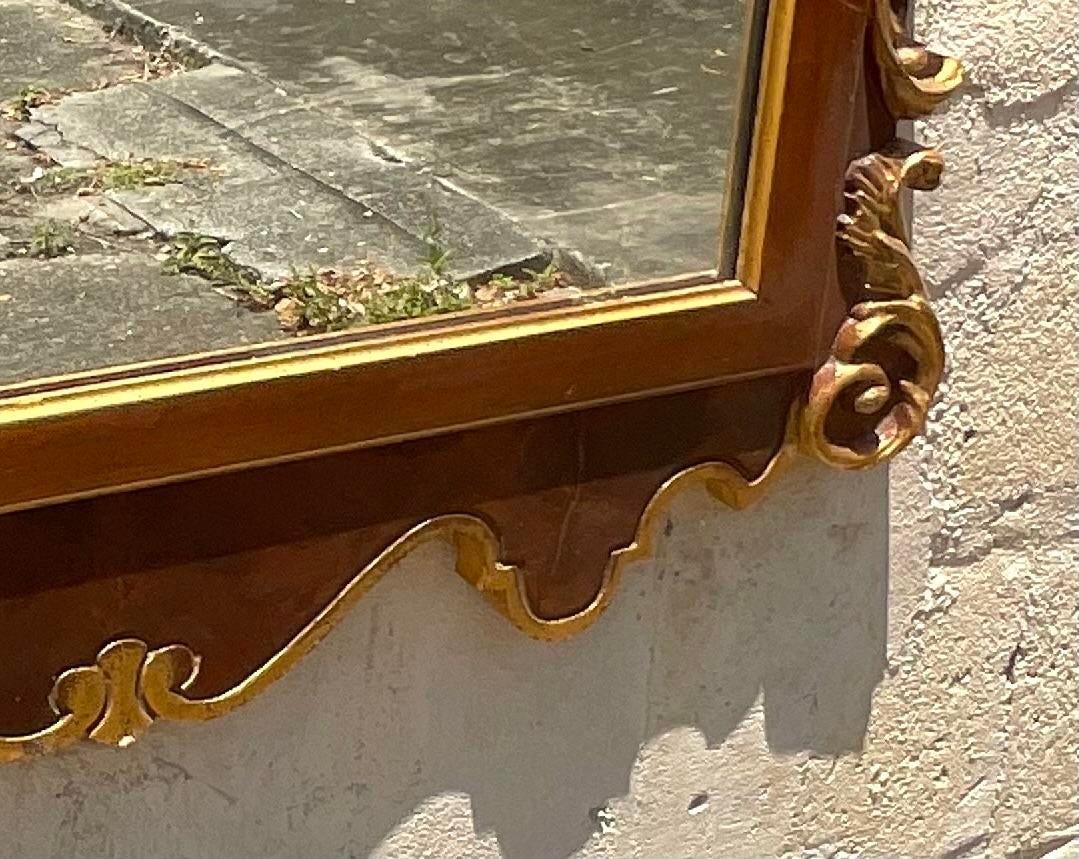 XX secolo Specchio dorato d'epoca Regency Labarge in vendita