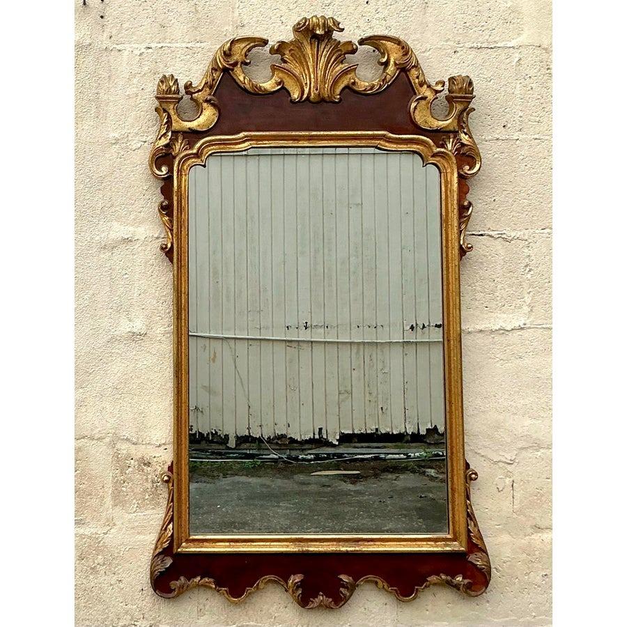 Specchio dorato d'epoca Regency Labarge in vendita 1