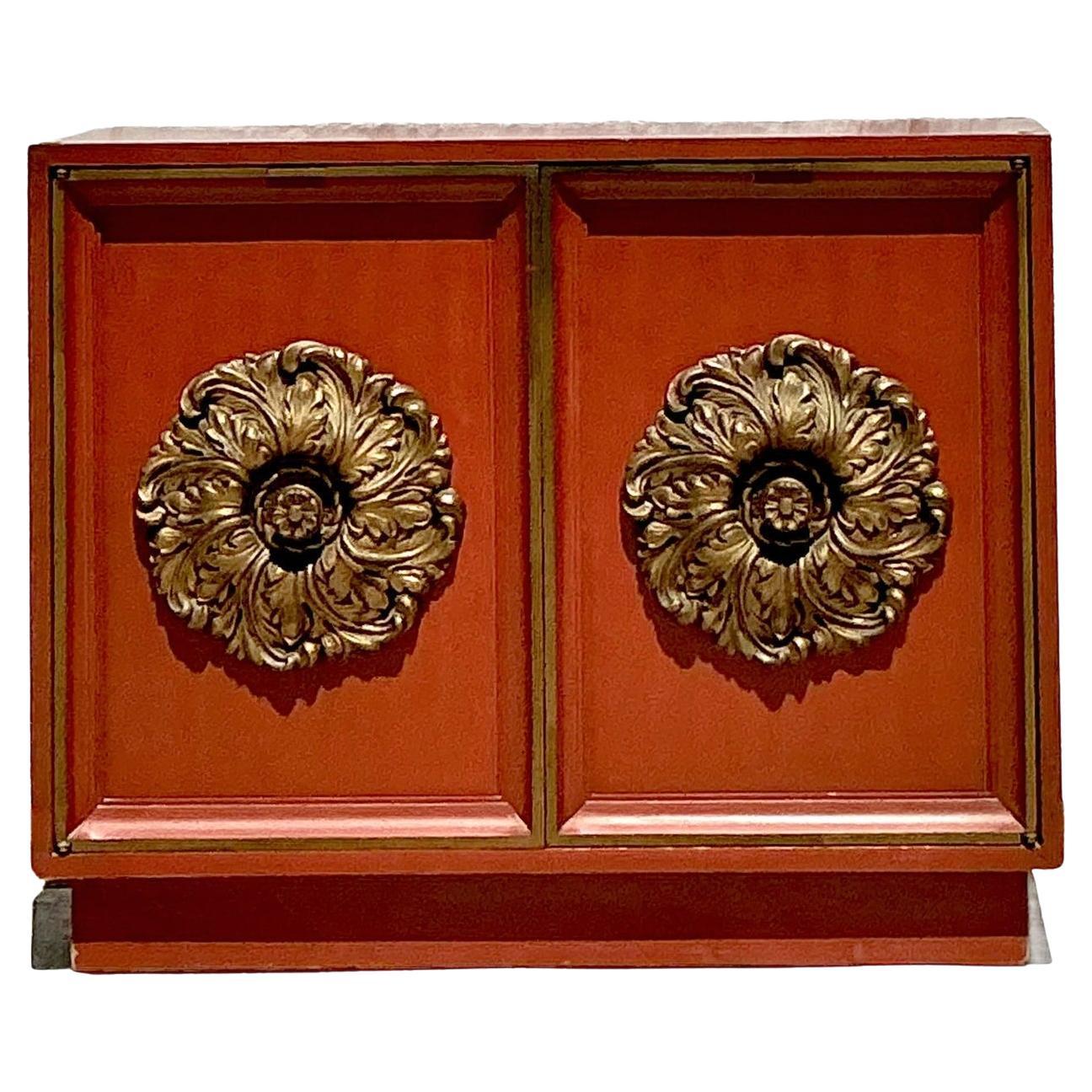 Mobile floreale dorato vintage di Lane's