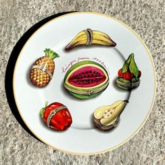 Vintage Regency Limoges Porcelain Dinner Plates - Set of 4