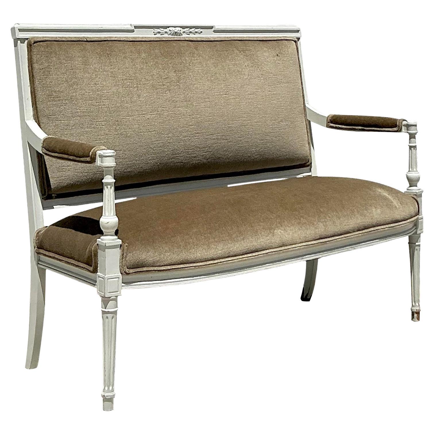 Vintage Regency Louis XVI Settee