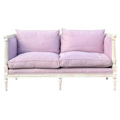 Vintage Regency Louis XVI Style Settee