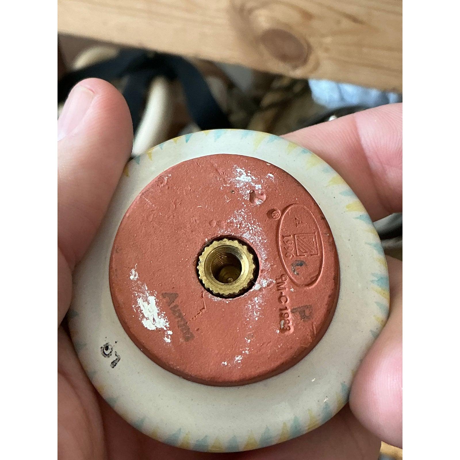 American Vintage Regency Mackenzie Childs Glazed Ceramic Drawer Pulls - Set of 10 For Sale