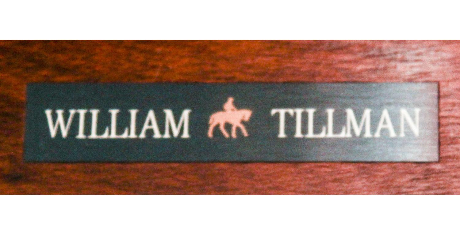 Vintage Regency Mahagoni 3-Säulen-Esstisch William Tillman:: 20. Jahrhundert 14