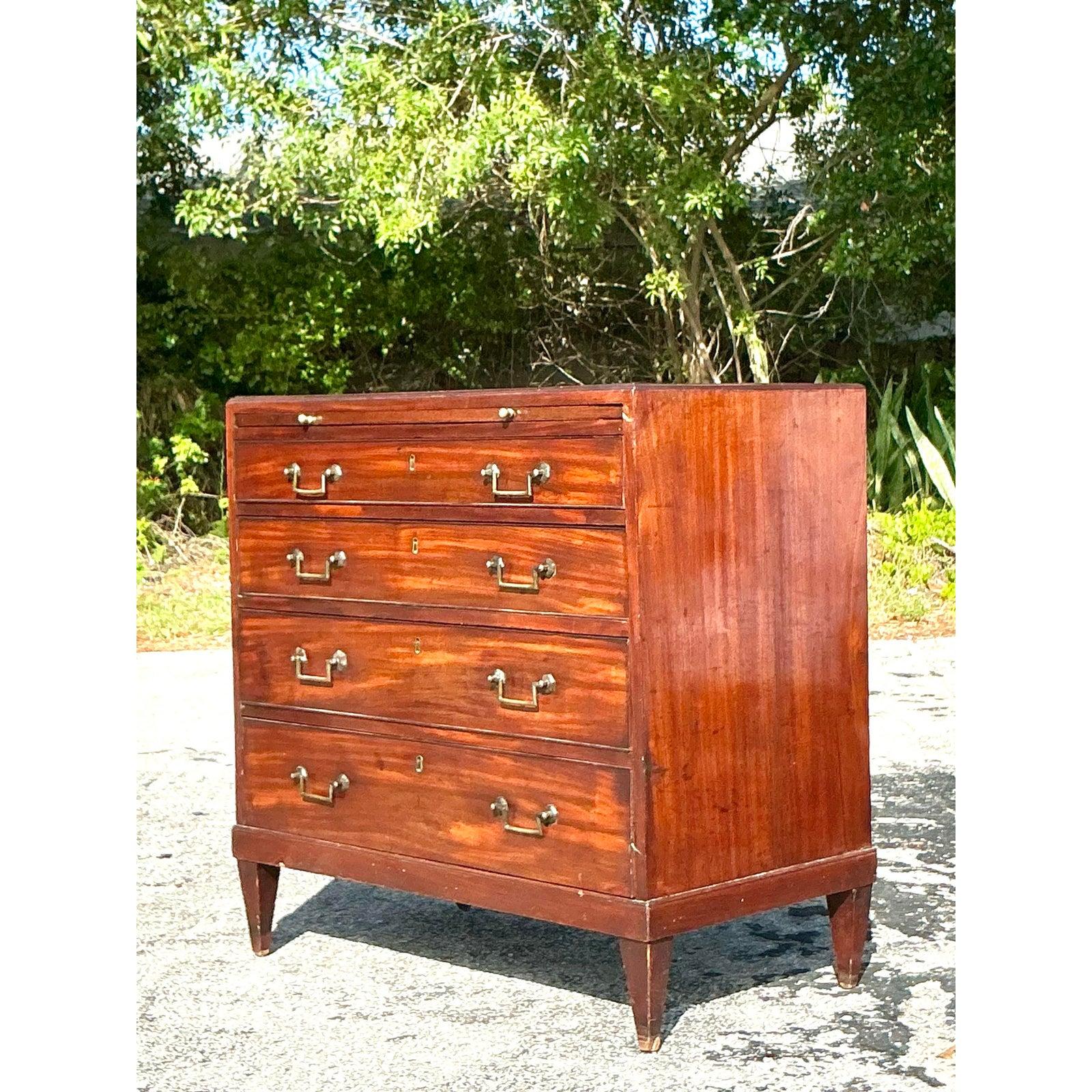 Regency Cassettiera in mogano Vintage By in vendita