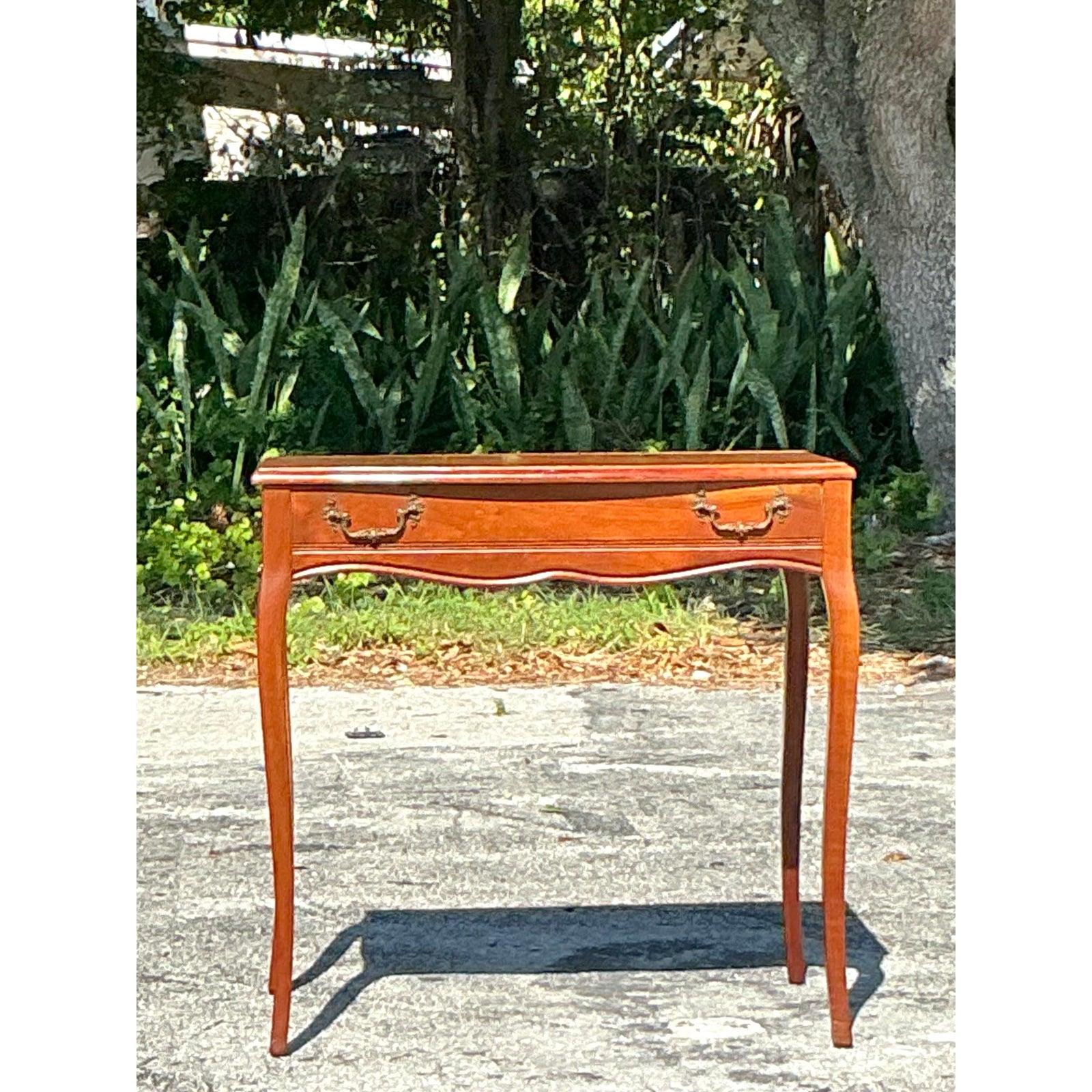 20ième siècle Vanité Vintage Regency en acajou en vente