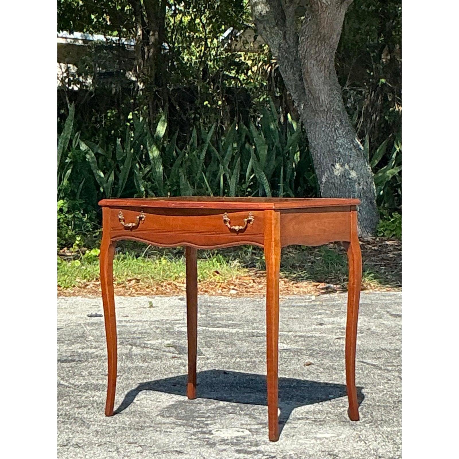 Vanité Vintage Regency en acajou en vente 1