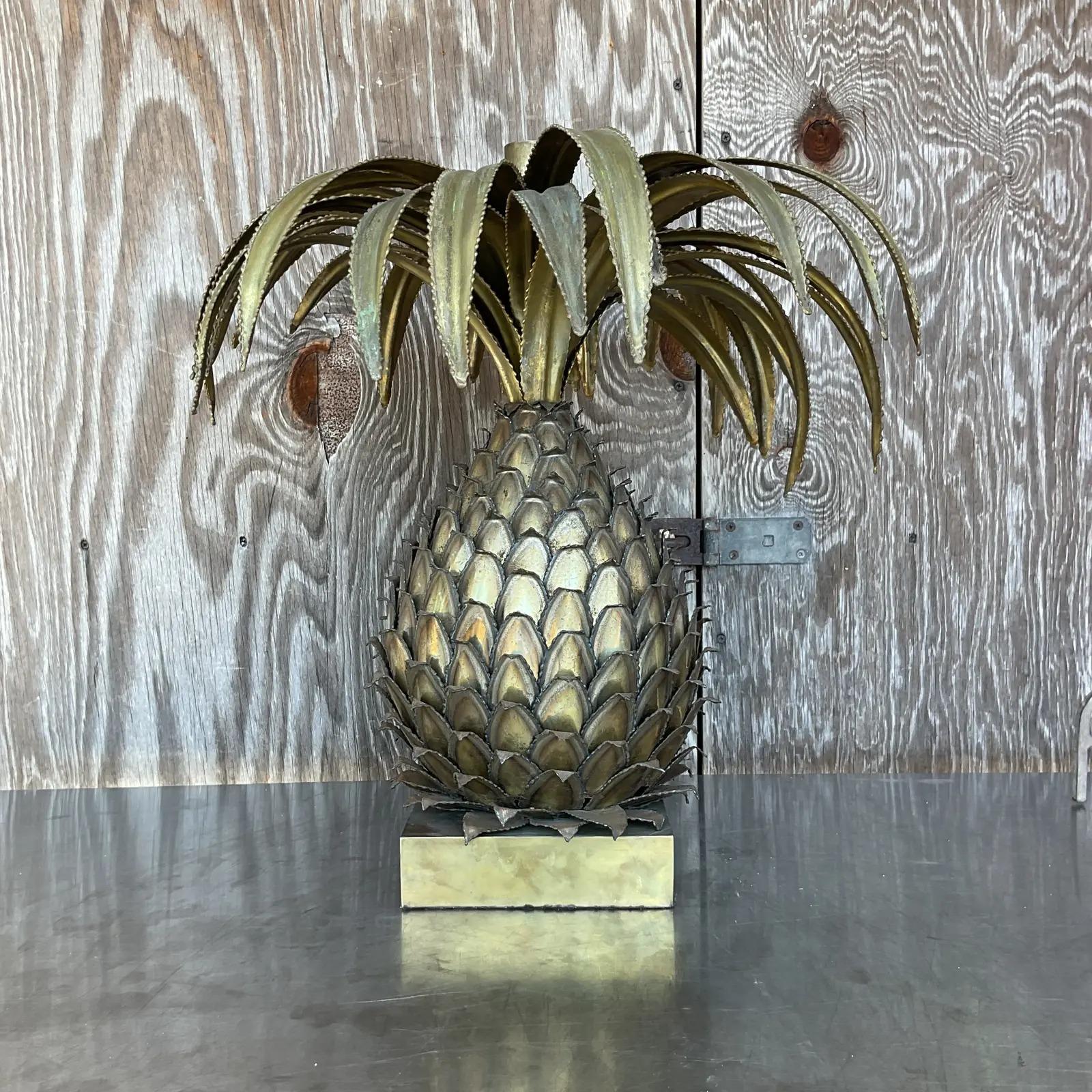 Vintage Regency Maison Jansen Pineapple Table Lamp 1