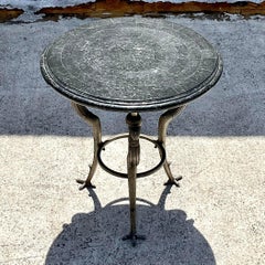 Vintage Regency Maitland Smith Phoenix Head Drinks Table