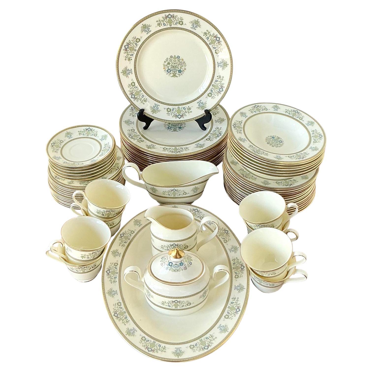 Vintage Regency Minton “Henley” China - Set of 63 For Sale