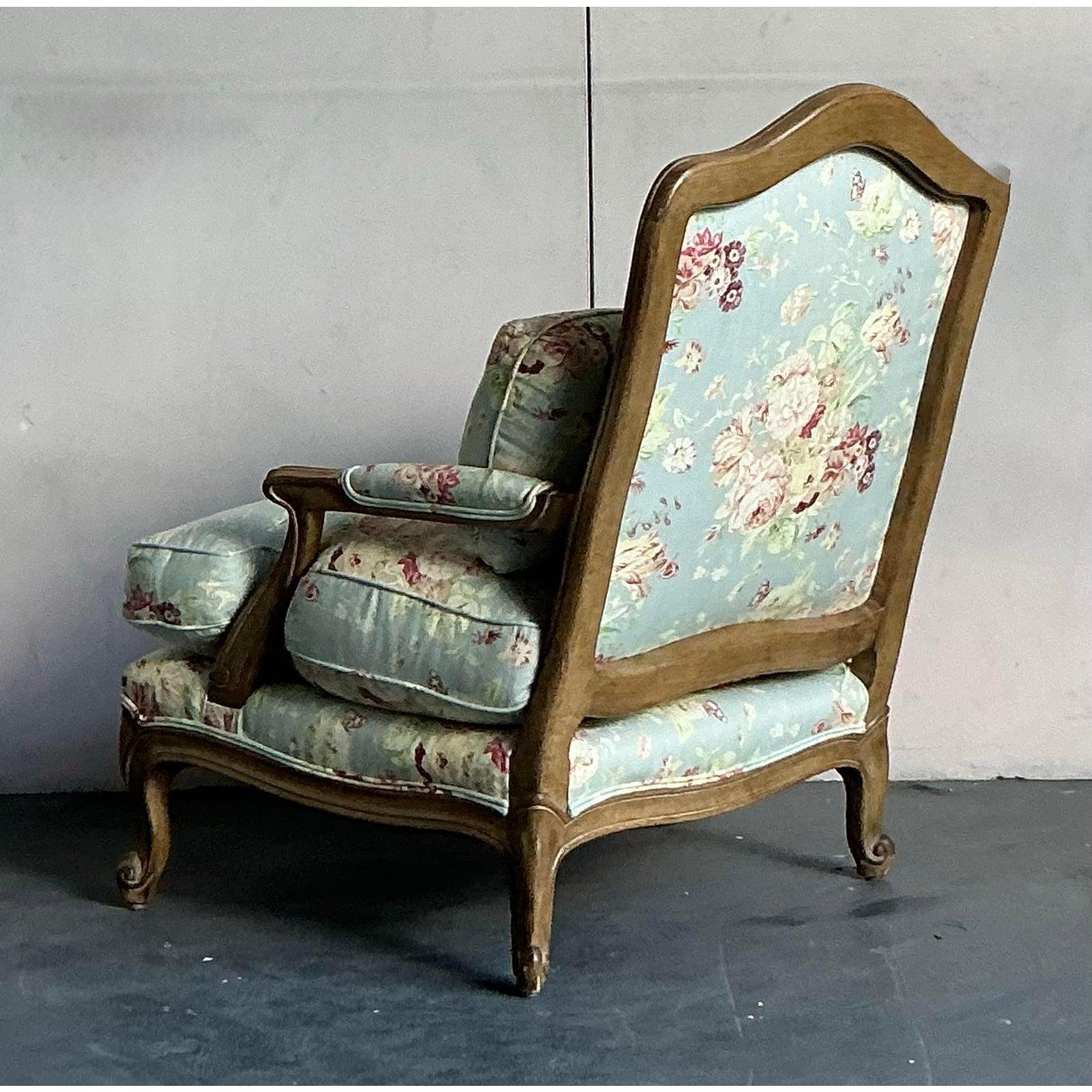 Sillas Fauteuil Vintage Regency Minton Spidell Floral - Pareja en venta 1