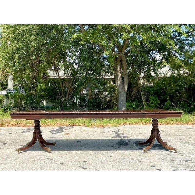 American Vintage Regency Monumental Extendable Duncan Phyfe Table