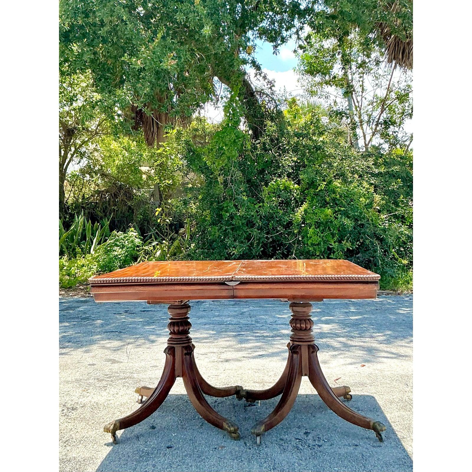 Vintage Regency Monumental Extendable Duncan Phyfe Table 1