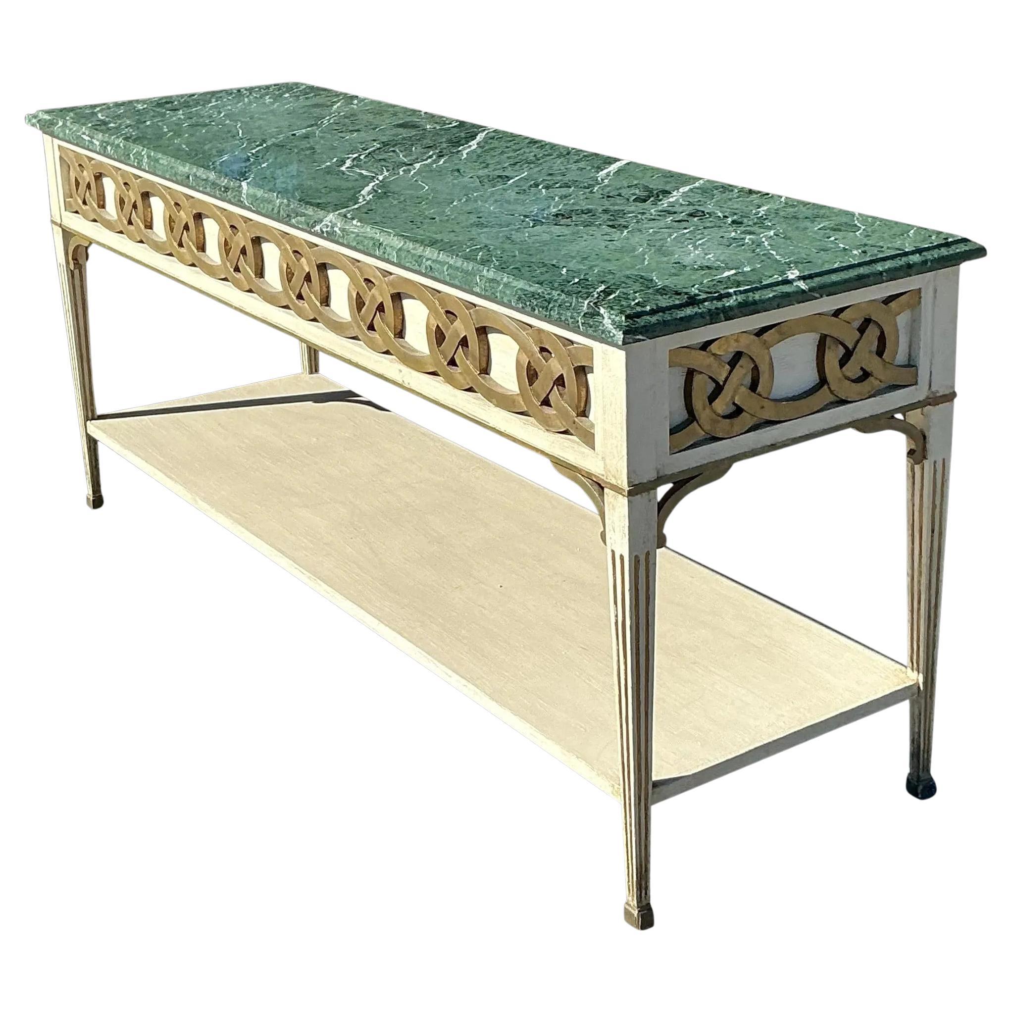 Vintage Regency Niermann Weeks Large Baltic Console