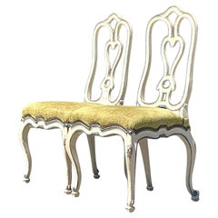 Chaises de salle à manger Regency Niermann Weeks Queen Anne - Lot de 2