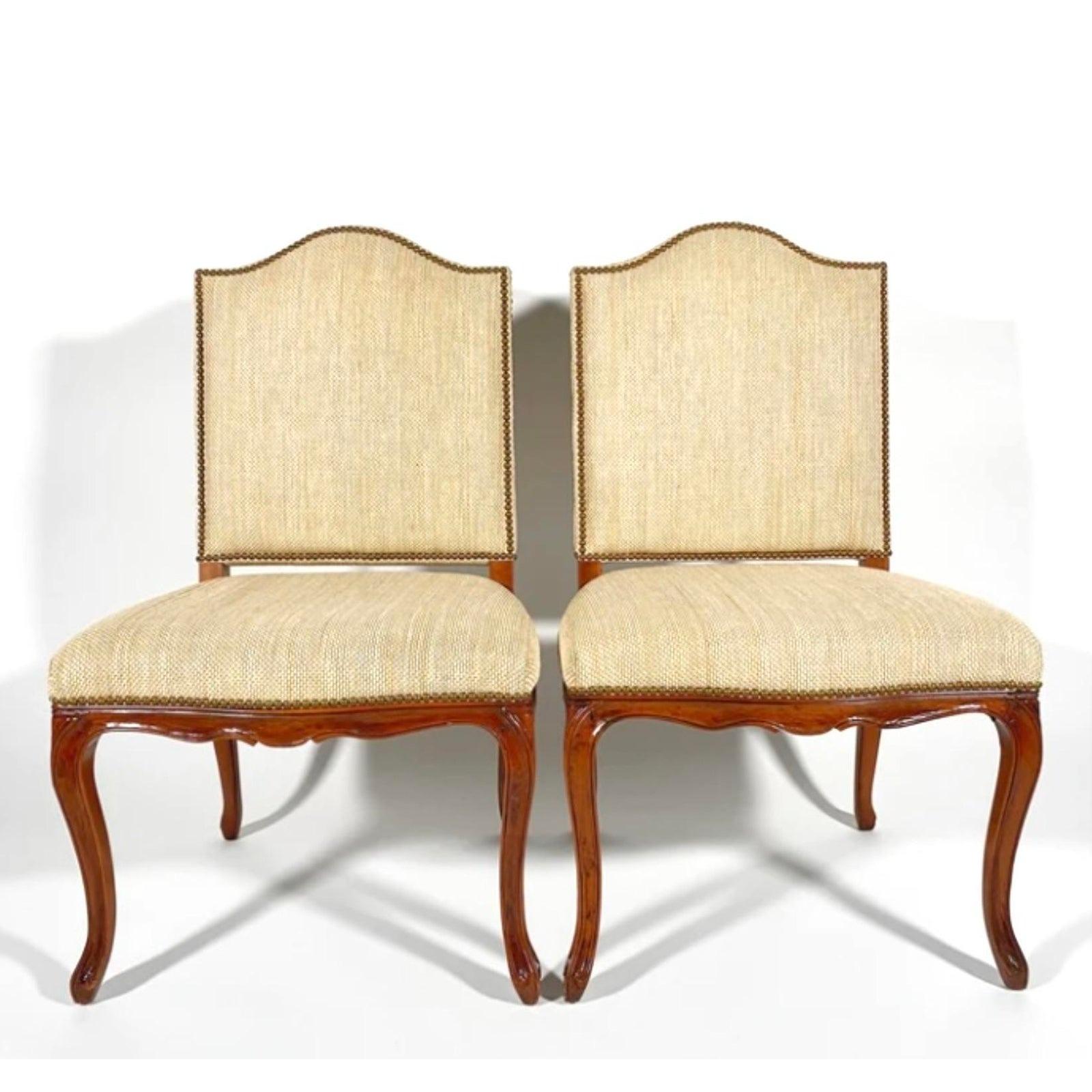 Vintage Regency Niermann Weeks Side Z Chairs - a Pair 1