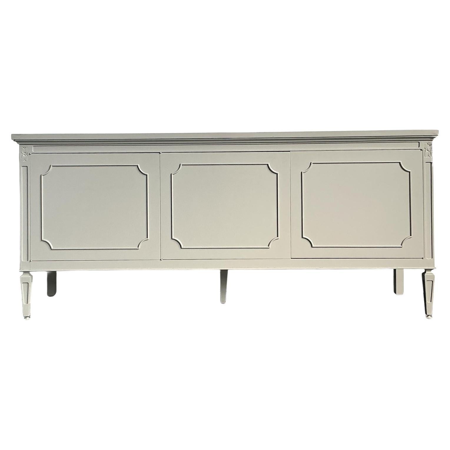 Credenza d
epoca con piano in marmo in vendita