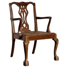 Fauteuil de cheminée Vintage Regency Paine Furniture The Claw and Ball