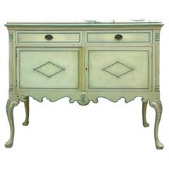 Vintage Regency Painted Lowboy