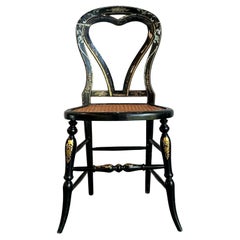 Vintage Regency Paper Mache Chair