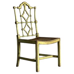 Vintage Regency Patina Pagoda Chair