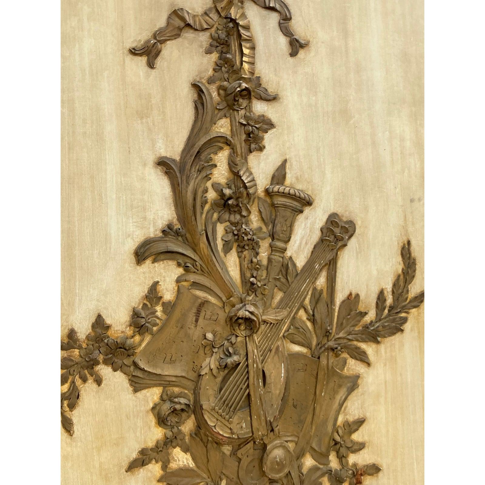 Vintage Regency Patinierte Doheny Graustein Manor Metallrelieftafel im Regency-Stil (20. Jahrhundert) im Angebot