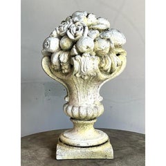 Vintage Regency Patinated Resin Garden Ornament