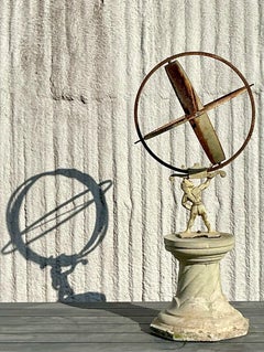 Vintage Regency Patinated Sundial