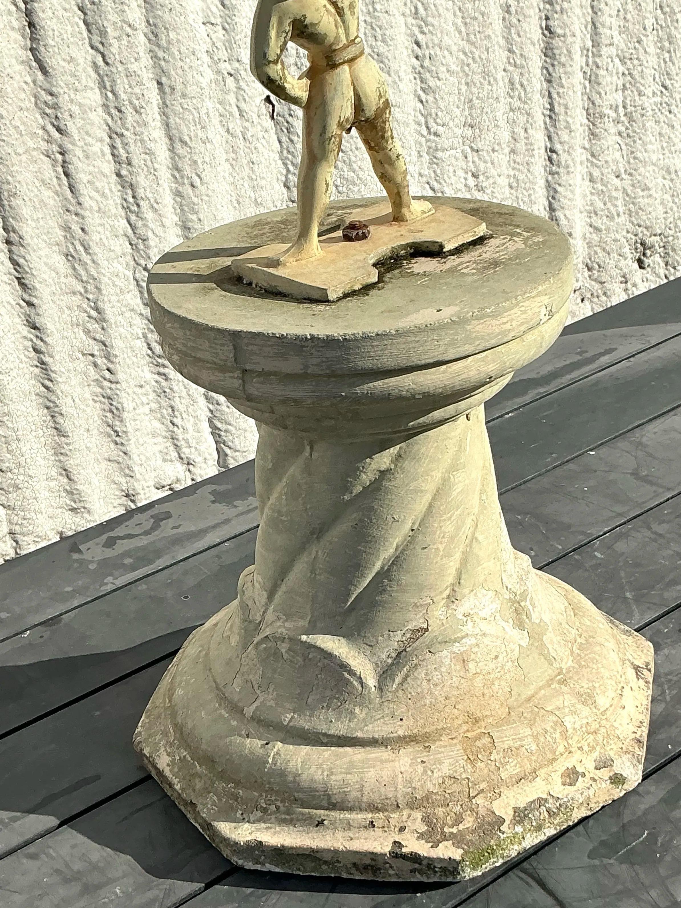 Meridiana patinata vintage Regency In condizioni buone in vendita a west palm beach, FL