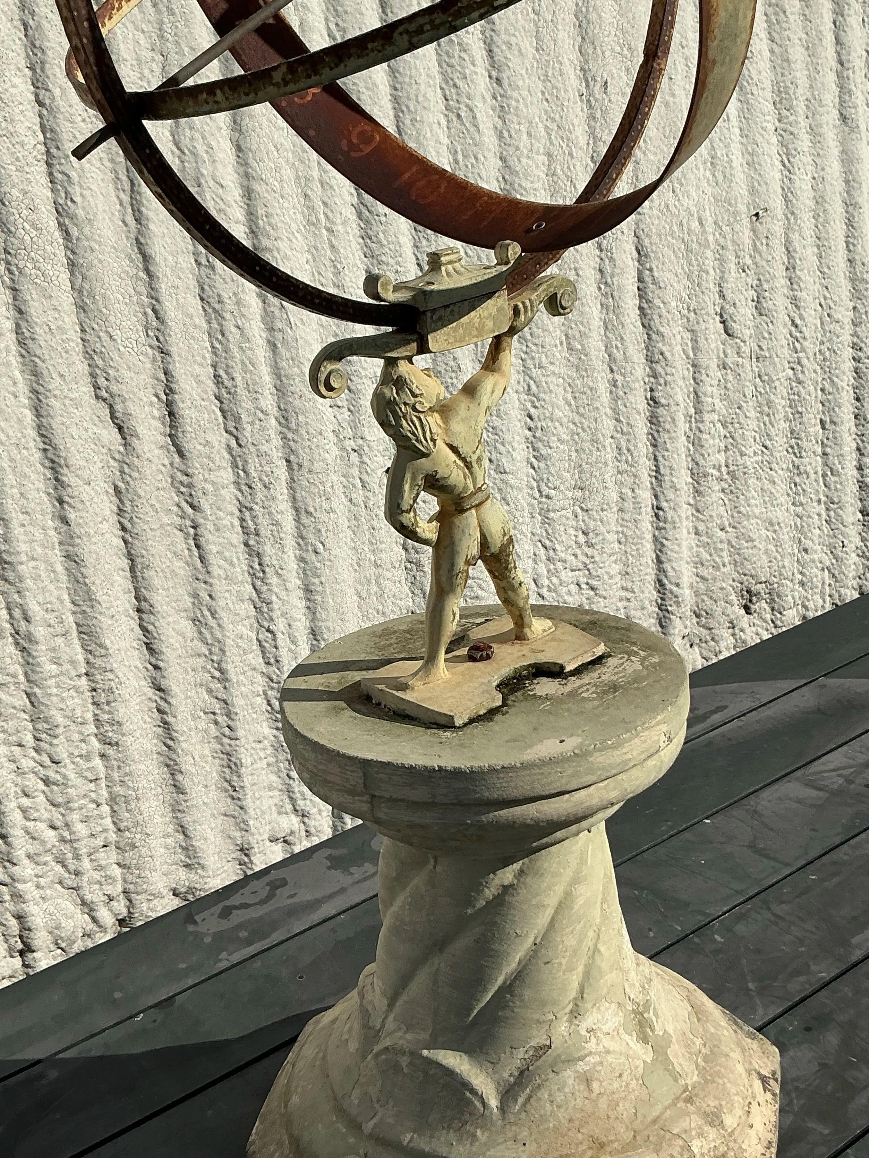 Meridiana patinata vintage Regency in vendita 1